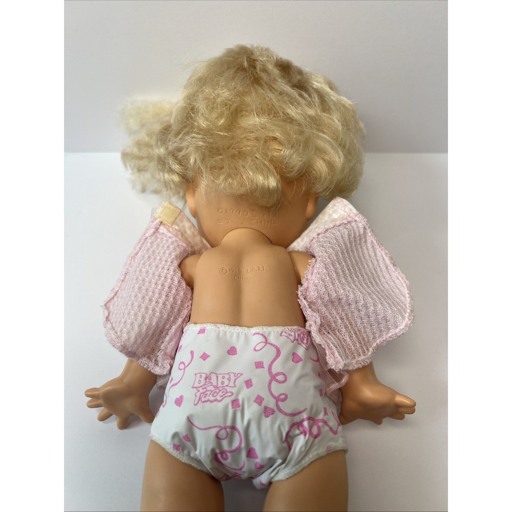 Vintage 1990 Galoob Baby Face So Innocent Cynthia #7 Original Top Blue Eyes - Picture 15 of 16